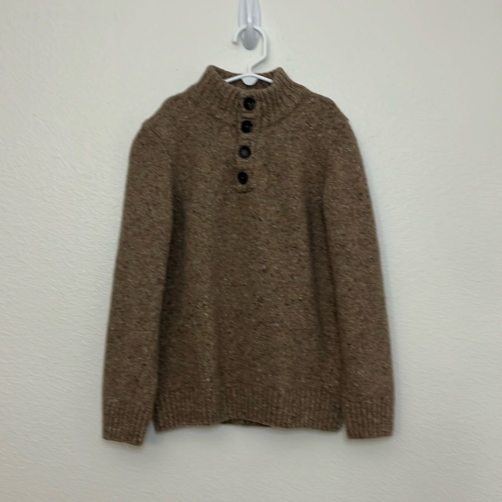 Luca Nobili Made in Italy Wool Blend Sweater womans Sz Medium Brown